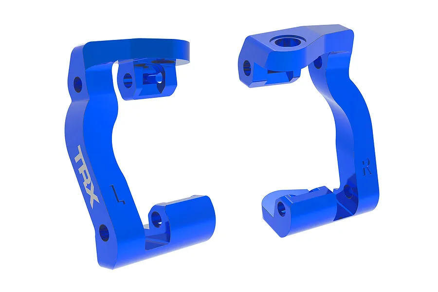Traxxas Aluminium Steering Hub Carriers (C-Hubs) 2Pcs - Blue image 128009