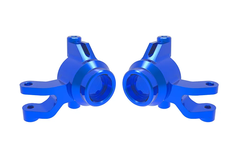 Traxxas Aluminium Steering Hubs 2Pcs - Blue image 128014