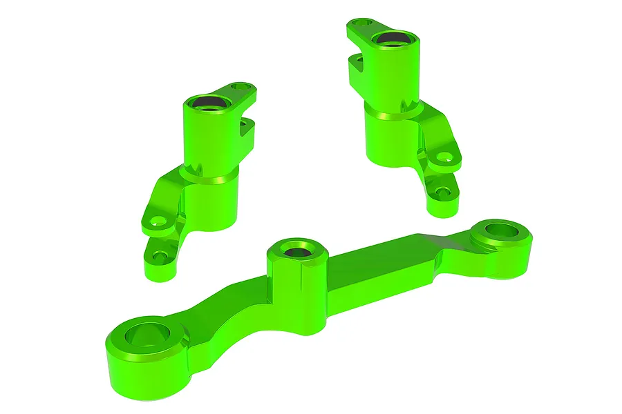 Traxxas Aluminium Steering Bell Crank/Drag Link Assembly - Green image 128021