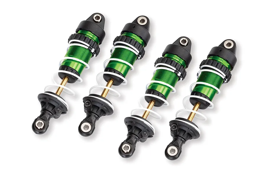 Traxxas Aluminium Mini GTR Long Shocks 4Pcs - Green image 128037