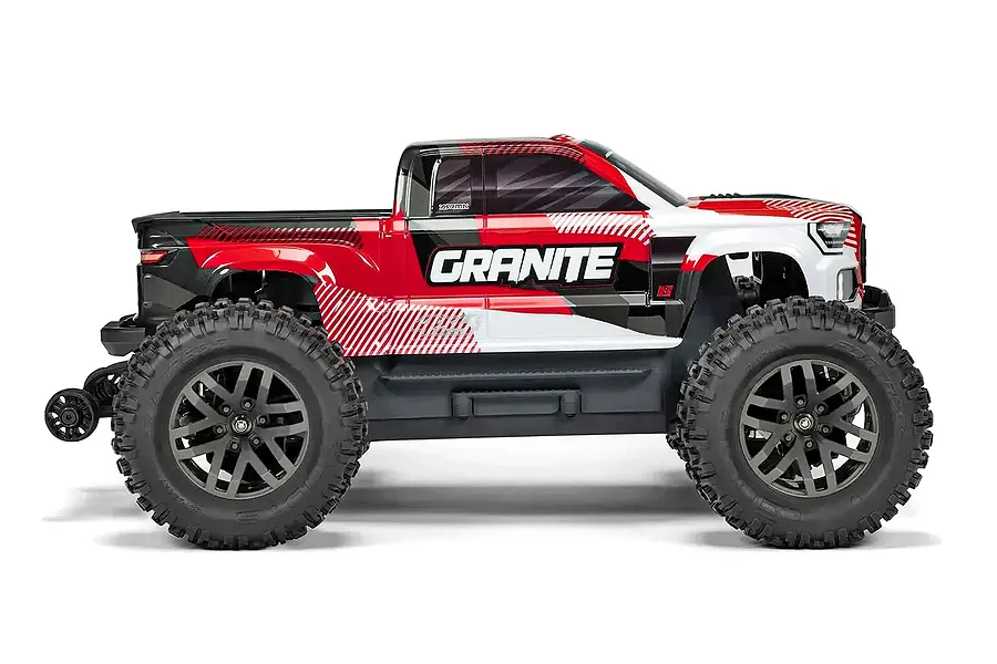 ARRMA Granite 223S DSC RC Monster Truck Electric Brushless 4WD 1/10 Scale RTR - Red image 128082