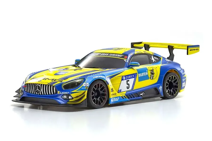 Kyosho Mini-Z Mercedes AMG GT3 No.5 24H Nurburgring 2018 RC Car Electric RWD RTR - Black Falcon image 128098