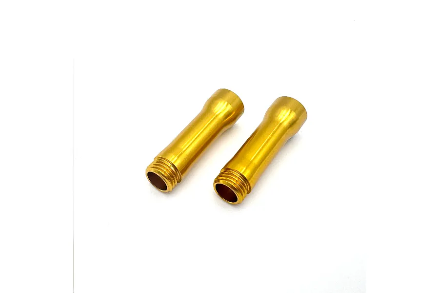 Reefs RC Aluminium 90mm XP Shock Bodies 2Pcs - Gold image 128205