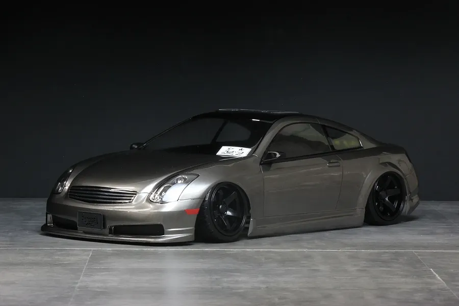 Pandora RC 1/10 V35 Skyline (Infiniti G35 Coupe) Unpainted Body Shell - Clear image 128222