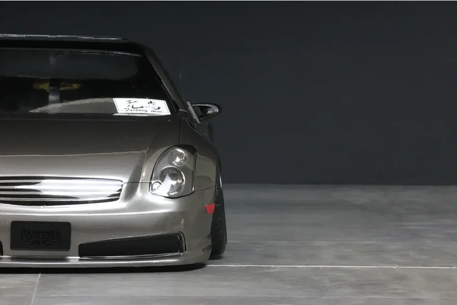 Pandora RC 1/10 V35 Skyline (Infiniti G35 Coupe) Unpainted Body Shell - Clear image 128224