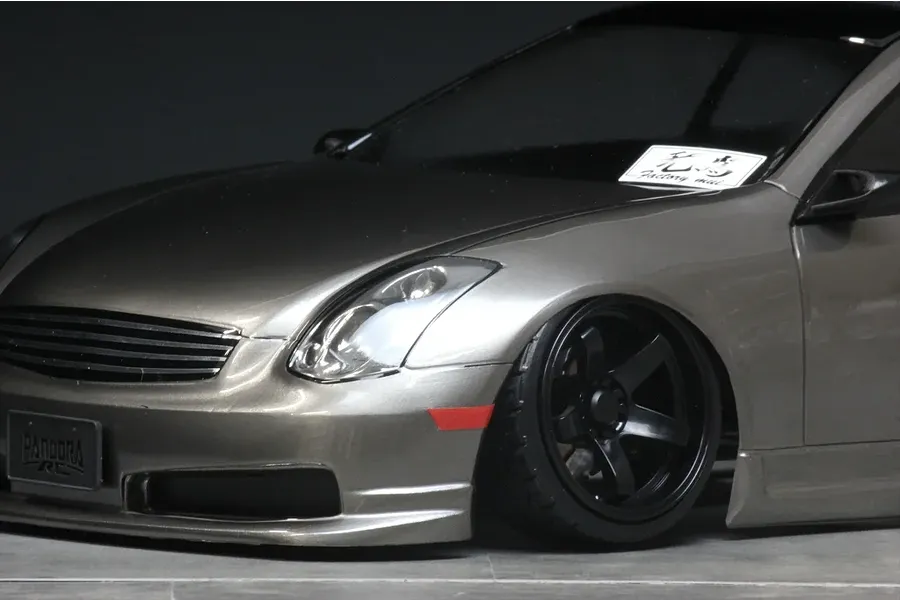 Pandora RC 1/10 V35 Skyline (Infiniti G35 Coupe) Unpainted Body Shell - Clear image 128226