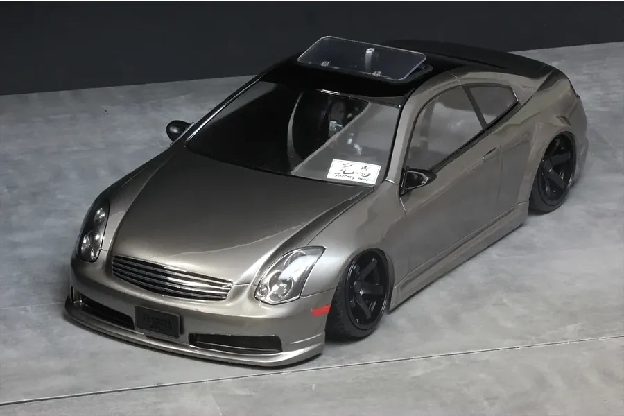 Pandora RC 1/10 V35 Skyline (Infiniti G35 Coupe) Unpainted Body Shell - Clear image 128230