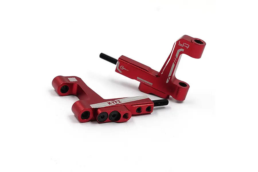 Yeah Racing Aluminium Front Suspension Arms 2Pcs - Red image 2