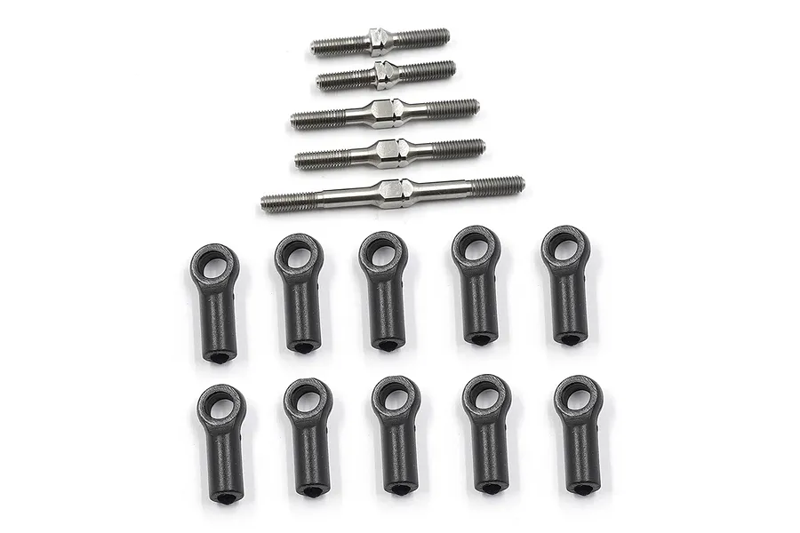 Yeah Racing Titanium Turnbuckle Set with Rod Ends image 128313
