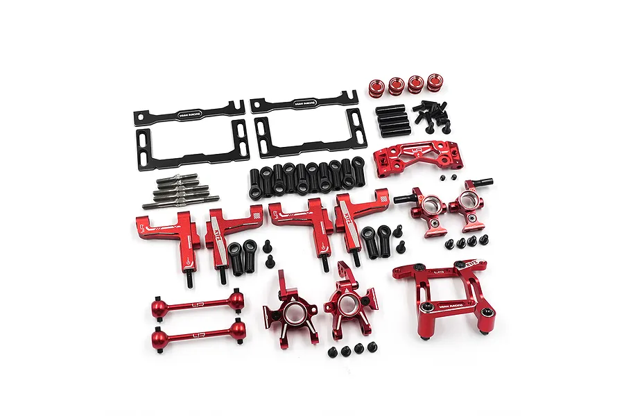 Yeah Racing Aluminium Essential Conversion Kit - Red image 128318