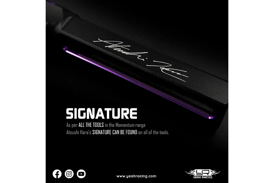 Yeah Racing Aluminium Momentum 2.5mm Hex Driver - Black/Purple image 10