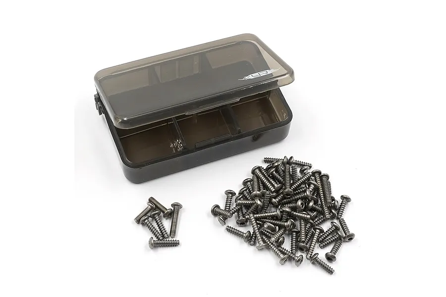 Yeah Racing Titanium Complete Screw Set with Mini Box image 1
