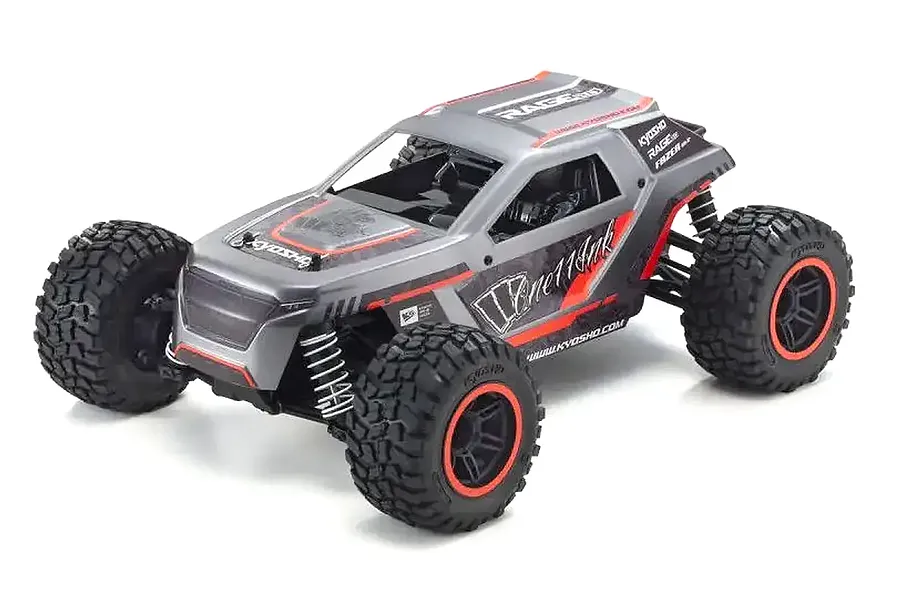 Kyosho Fazer Mk2 Rage 2.0 FZ02L-BT RC Monster Truck Electric 4WD 1/10 Scale RTR - Red/Grey image 128442