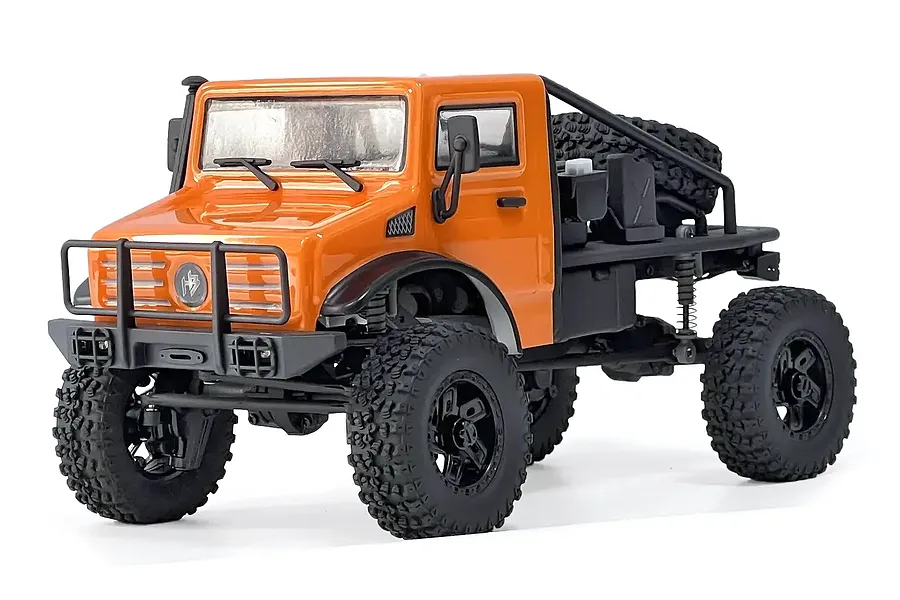 Hobby Plus CR-18P Evo Trail Hunter RC Rock Crawler Electric 4WD 1/18 Scale RTR - Orange image 128526