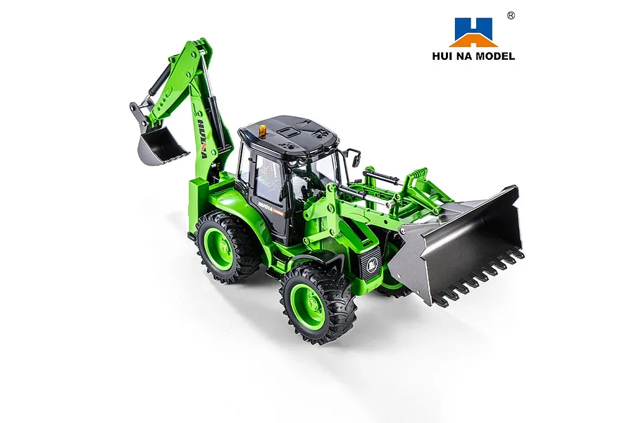 HuiNa 1579 RC Excavator Electric 4WD 1/14 Scale RTR - Green image 128541