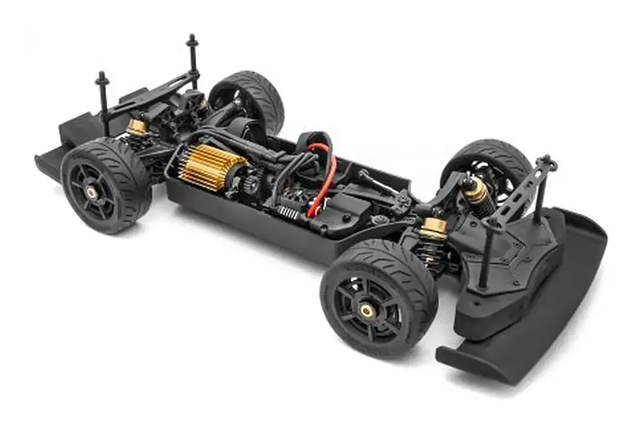 Maverick Quantum R Flux 4S RC Muscle Car Electric Brushless 4WD 1/8 Scale RTR - Black/Red image 128685
