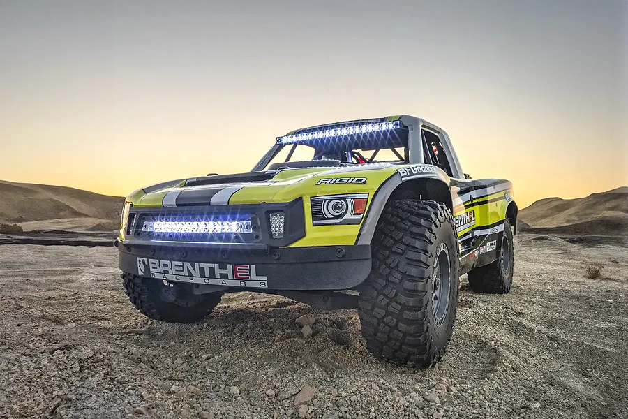 Losi Super Baja Rey 2.0 8S 4X4 RC Short Course Truck Electric Brushless 4WD 1/6 Scale RTR - Brenthel Edition Yellow image 128689