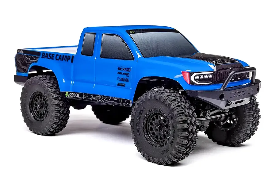 Axial SCX24 Base Camp RC Rock Crawler Electric 4WD 1/24 Scale RTR - Blue image 128899