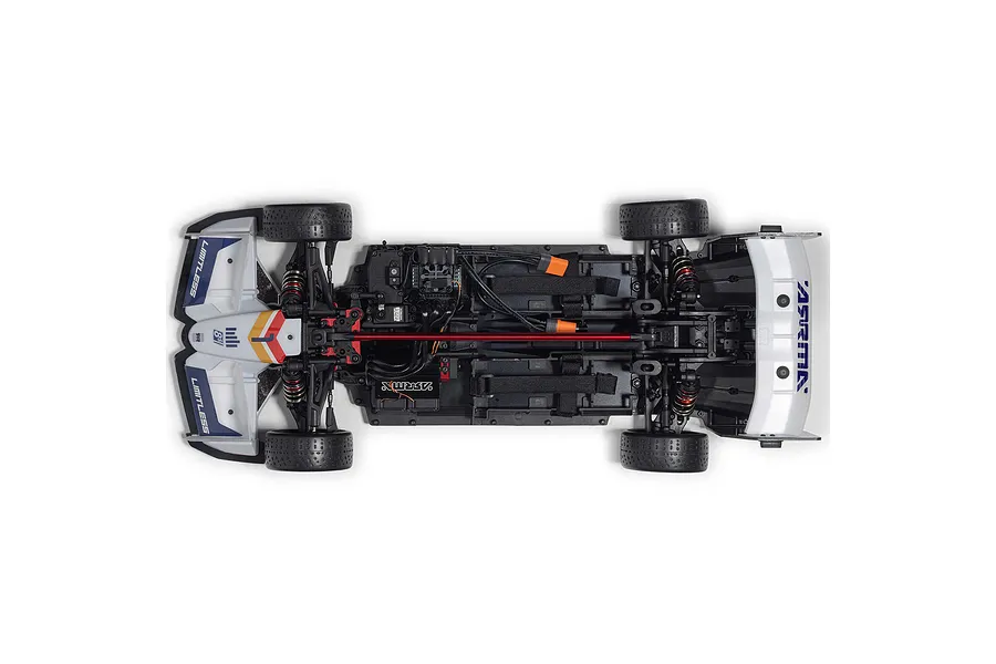 ARRMA Limitless 120 Street Speed 8S AVC 4X4 RC Car Electric Brushless 4WD 1/7 Scale RTR - White/Blue image 128979