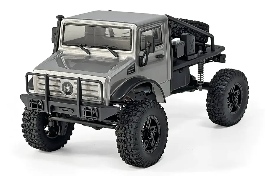 Hobby Plus CR-18P Evo Trail Hunter RC Rock Crawler Electric 4WD 1/18 Scale RTR - Silver image 129110