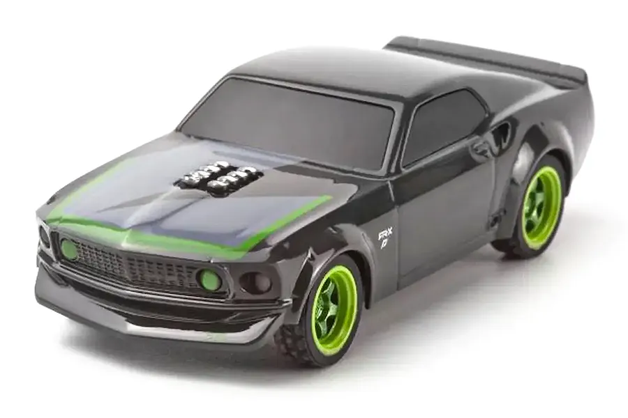 HPI Nano-TTR Vaughn Gittin Jr. 1969 Ford Mustang RC Car Electric RWD 1/64 Scale RTR - Car Only image 129116