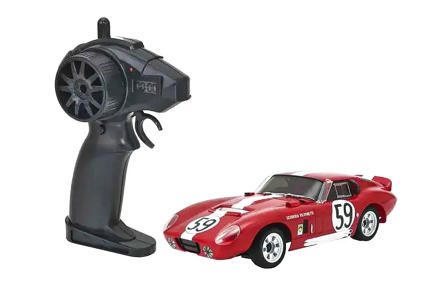 Kyosho First Mini-Z Shelby Cobra Daytona RC Car Electric 2WD 1/28 RTR - Red image 129167