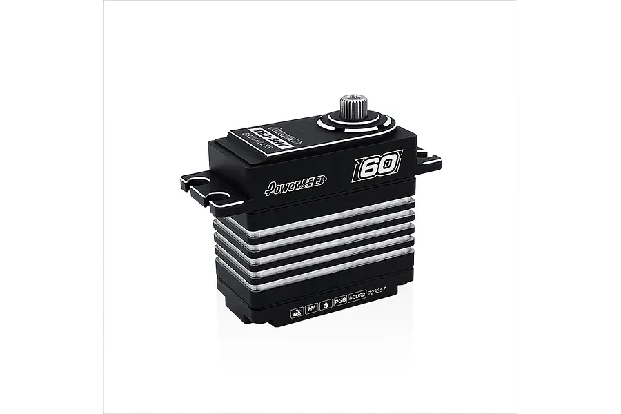 Power HD T60-BHV Standard 60kg 8.4V HV Brushless Metal Geared Servo image 129197