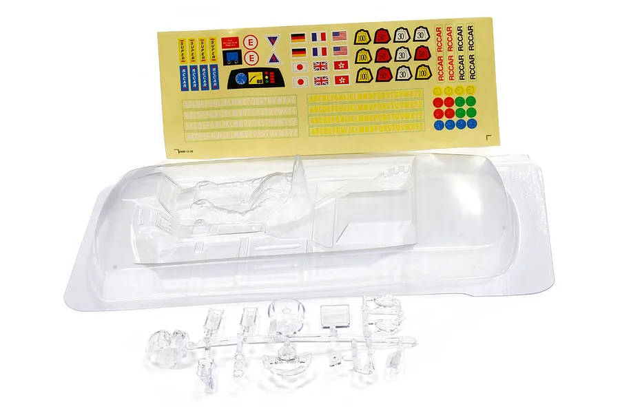 Integy 1/10 On Road Clear Unpainted Interior Set w/ Driver image 12922