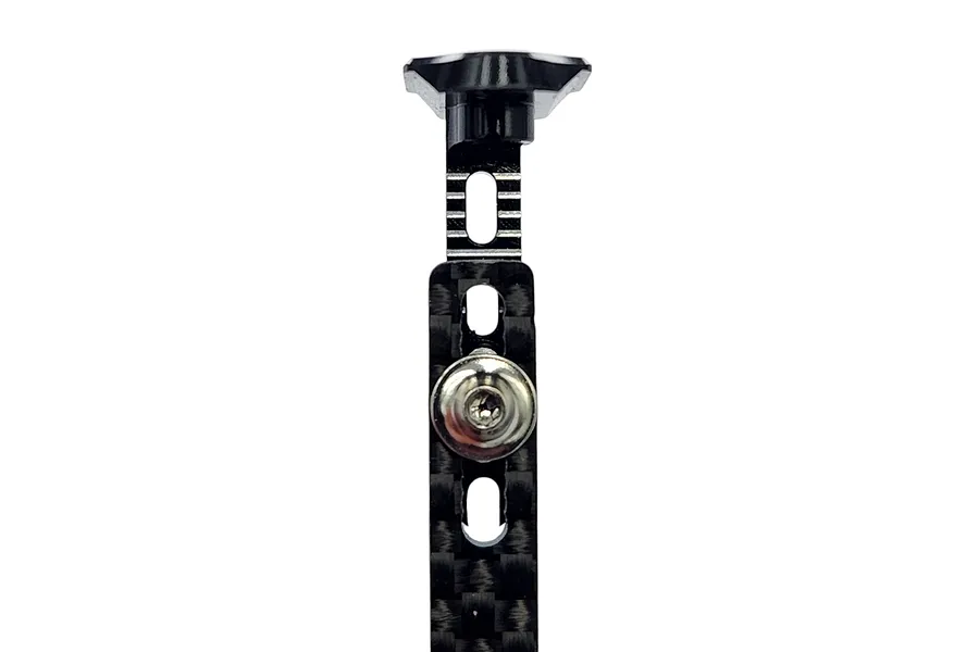 RC Maker Aluminium X-Lite Horizontal Rear Body Mounts 2Pcs - Black image 129247