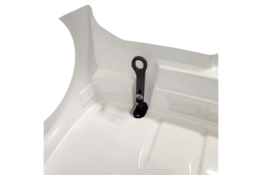 RC Maker Aluminium X-Lite Horizontal Rear Body Mounts 2Pcs - Black image 129250