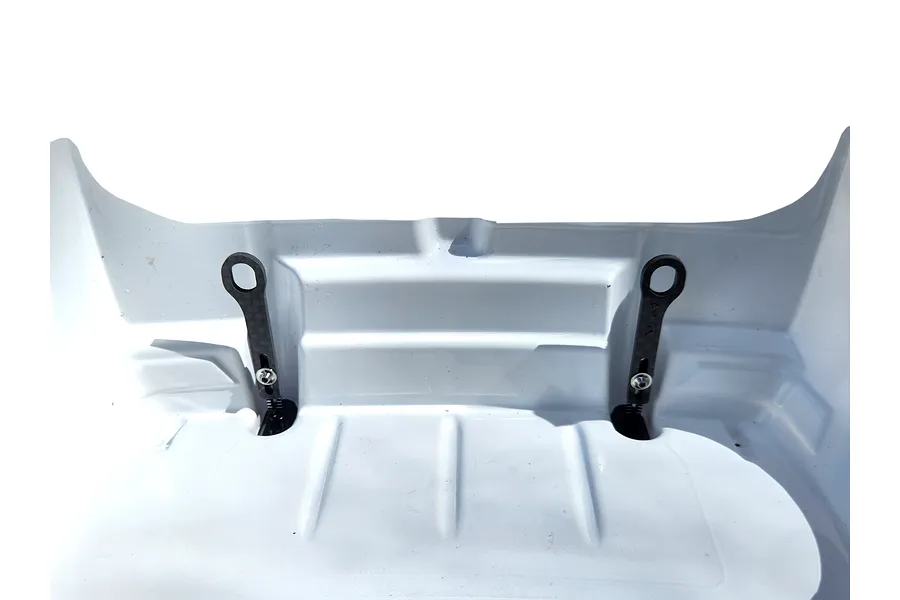 RC Maker Aluminium X-Lite Horizontal Rear Body Mounts 2Pcs - Black image 129251