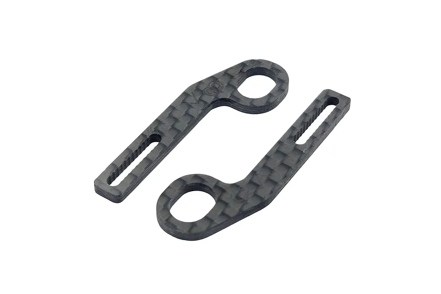 INOV8 Carbon Fibre X-Lite Horizontal Rear Body Mount Extensions 2Pcs image 129254