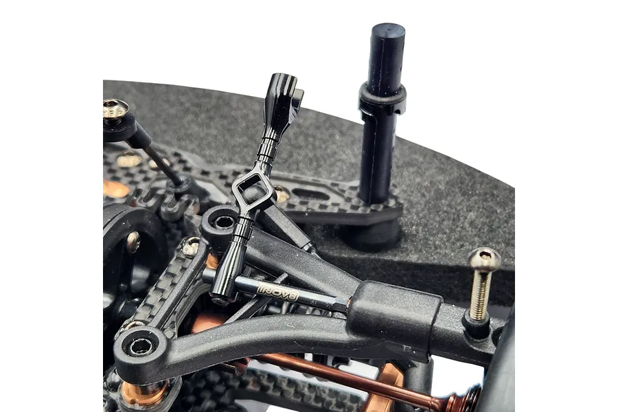 INOV8 Aluminium HexLite 4mm Turnbuckle and 2mm Hex with Steel Tip Multi-Tool - Black image 129261