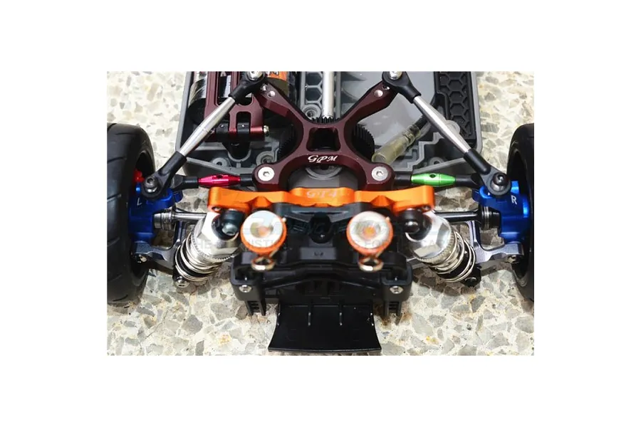 GPM Aluminium Rear Hub Carriers 2Pcs - Blue image 129317