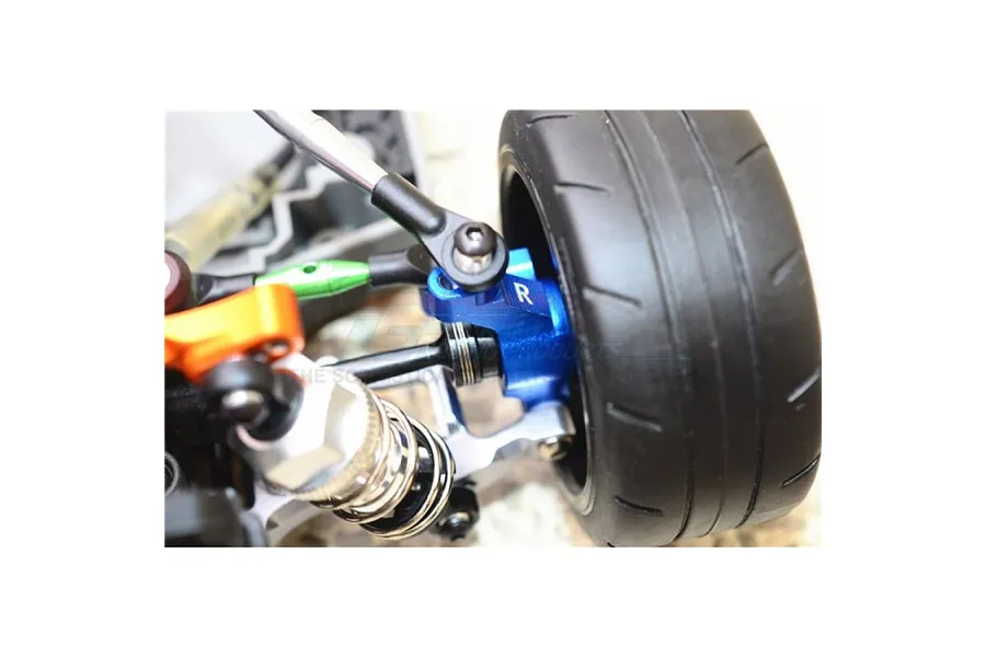 GPM Aluminium Rear Hub Carriers 2Pcs - Blue image 129318