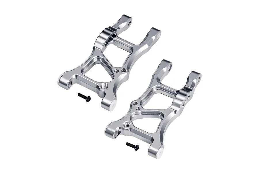 GPM Aluminium Rear Suspension Arms 2Pcs - Grey Silver image 129331