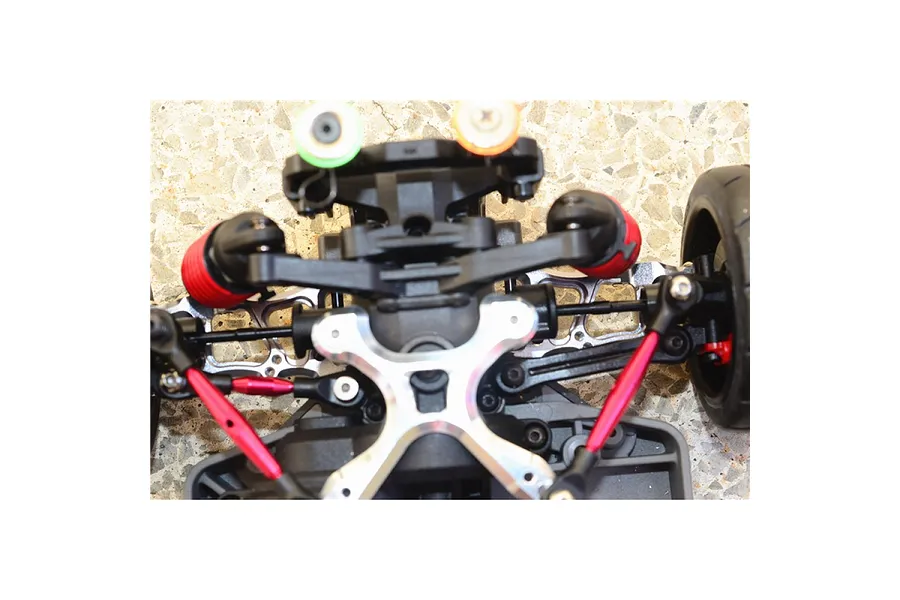 GPM Aluminium Rear Suspension Arms 2Pcs - Red image 129335