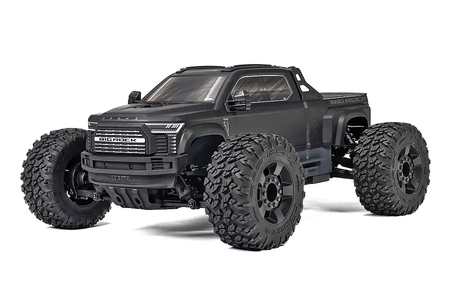 ARRMA Big Rock 223S DSC RC Monster Truck Electric Brushless 4WD 1/10 Scale RTR - Black image 129386
