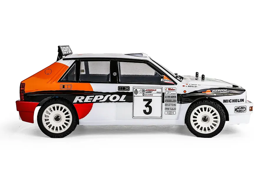 Killerbody Venus Lancia Delta HF Integrale  RC Rally Car Electric RWD 1/10 Scale RTR - Jolly Rogers Repsol image 129431