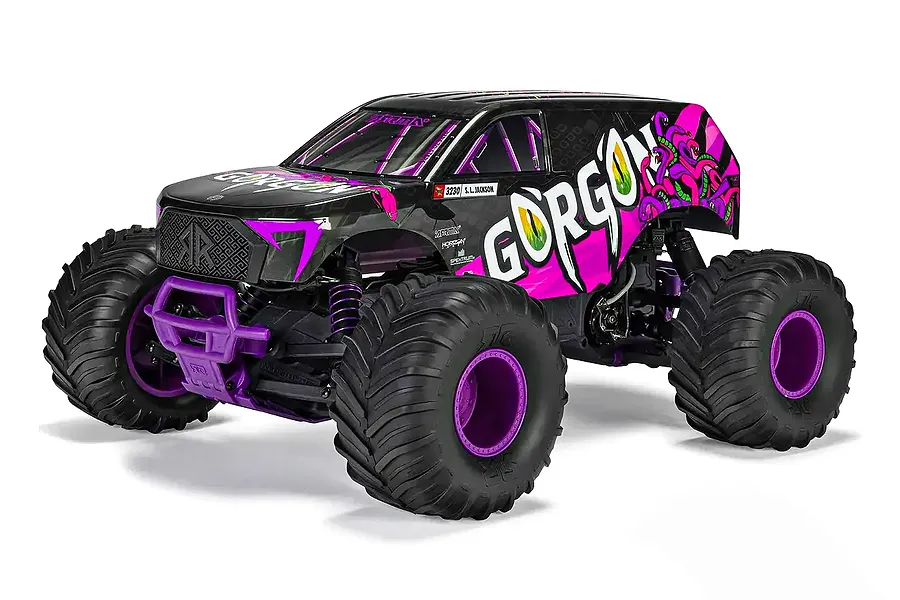 ARRMA GORGON Mega 550 RC Monster Truck Electric 2WD 1/10 Scale RTR - Purple image 129478