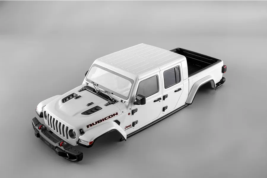 Killerbody 1/10 Jeep Gladiator Rubicon Unpainted Hard Body Kit - White image 129512