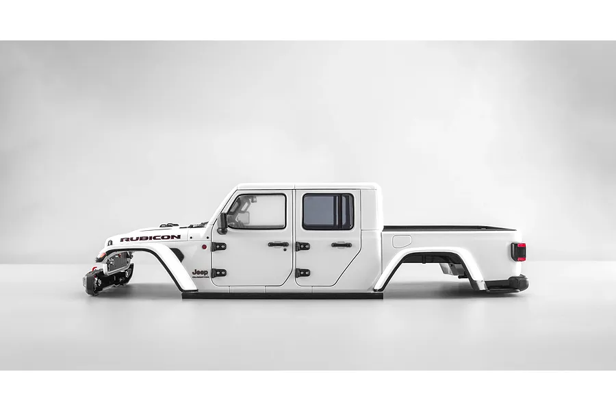 Killerbody 1/10 Jeep Gladiator Rubicon Unpainted Hard Body Kit - White image 129520
