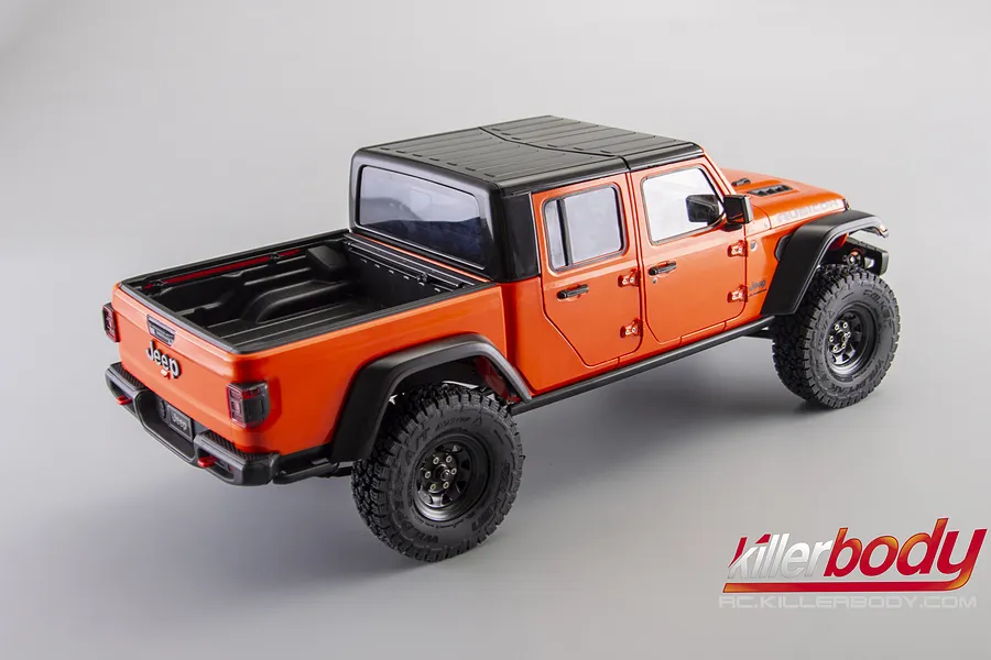 Killerbody 1/10 Jeep Gladiator Rubicon Hard Body Kit with Accessories - Metallic Orange image 129524