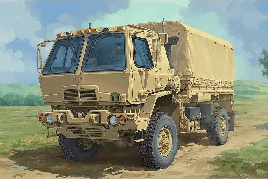 Trumpeter 1/35 M1078A1P2 Armoured Truck Scaled Plastic Model Kit image 129590