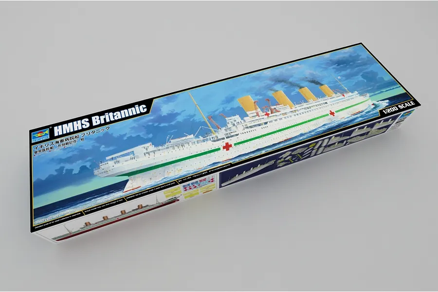 Trumpeter 1/200 HMHS Britannic Scaled Plastic Model Kit image 129605