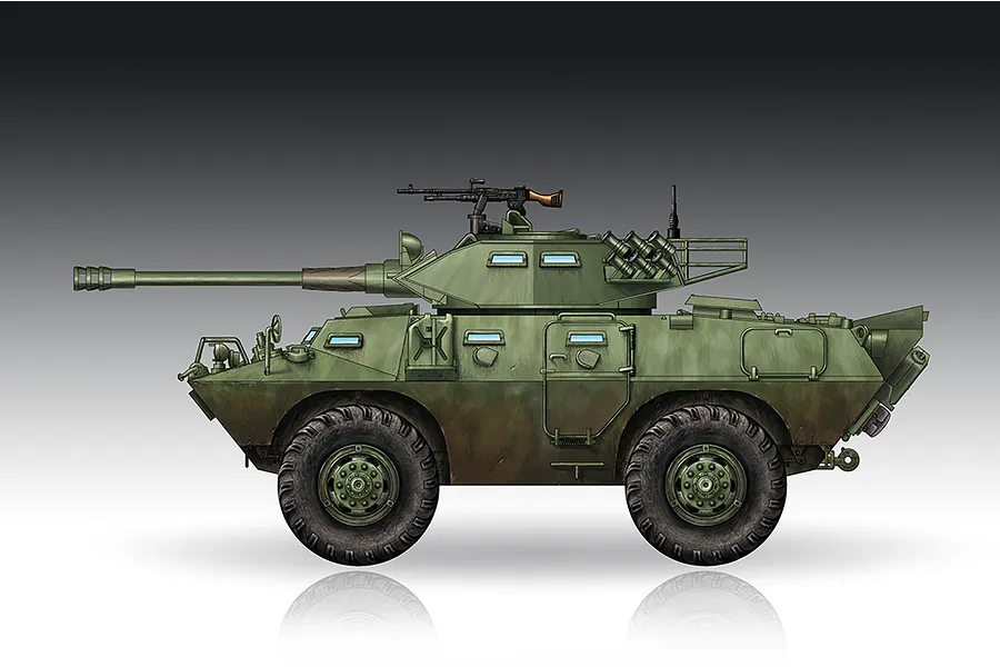 Trumpeter 1/72 LAV-150 Commando AFV with Cockerill 90mm Gun Scaled Plastic Model Kit image 129636
