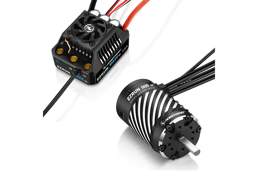 Hobbywing EzRun Max6 G2 200A ESC and 5690SD 1250kV G2 Brushless Sensored Motor Combo image 129693