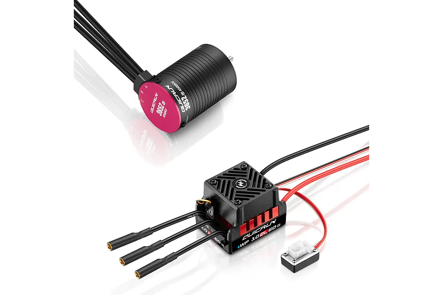 Hobbywing QuicRun WP10BL60 G2 60A Waterproof ESC and 3652SL 4000kV G2 Brushless Motor Combo image 2