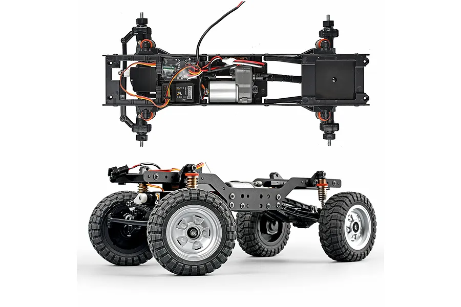 MN Model Range Rover RC Rock Crawler Electric 4WD 1/12 Scale RTR - Blue image 129770