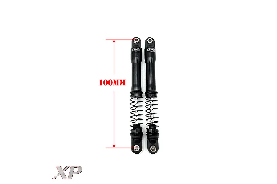 Reefs RC Aluminium 100mm Adjustable XP Shocks 2Pcs - Black image 8